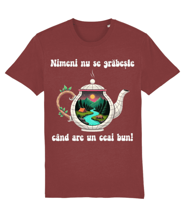 Tricou Bărbați „Nimeni nu se grăbește când are un ceai bun” - imagine 5