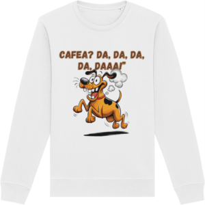 Bluză unisex „Cafea? Da, da, da, da, daaa!”