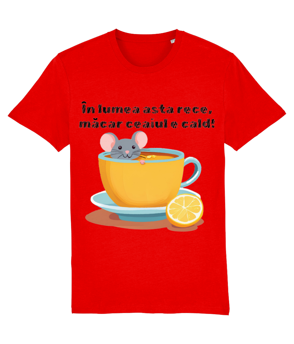 Tricou bărbați „În lumea asta rece, măcar ceaiul e cald” - imagine 3