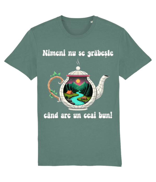 Tricou Barbati Nimeni nu se grabeste cand are un ceai bun