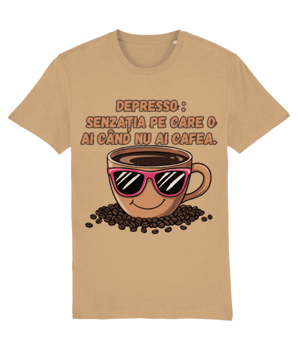 Tricou Bărbați – „Depresso: senzația pe care o ai când NU ai cafea” - imagine 7