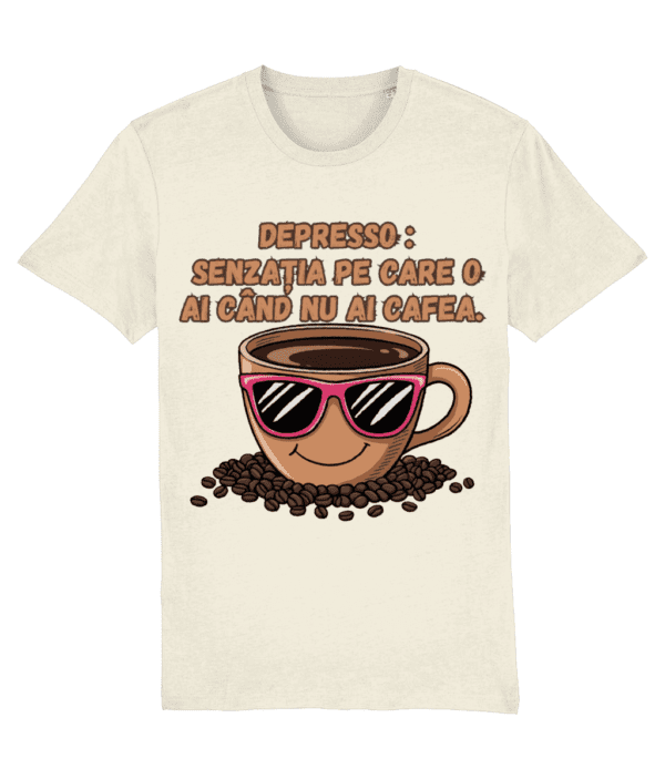 Tricou Bărbați – „Depresso: senzația pe care o ai când NU ai cafea” - imagine 6