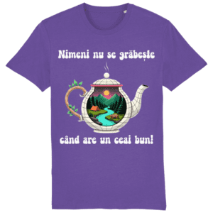 Tricou Bărbați „Nimeni nu se grăbește când are un ceai bun”