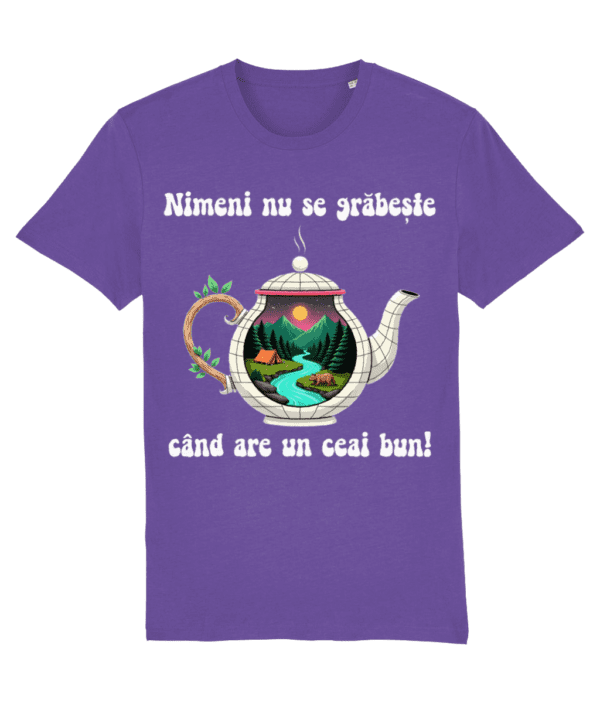 Tricou Bărbați „Nimeni nu se grăbește când are un ceai bun”