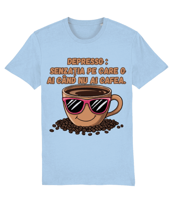 Tricou Bărbați – „Depresso: senzația pe care o ai când NU ai cafea” - imagine 12