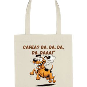 Sacoșă din bumbac „Cafea? Da, da, da, da, daaa!”