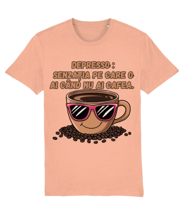 Tricou Bărbați – „Depresso: senzația pe care o ai când NU ai cafea” - imagine 9