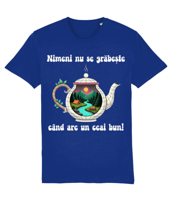 Tricou Bărbați „Nimeni nu se grăbește când are un ceai bun” - imagine 2