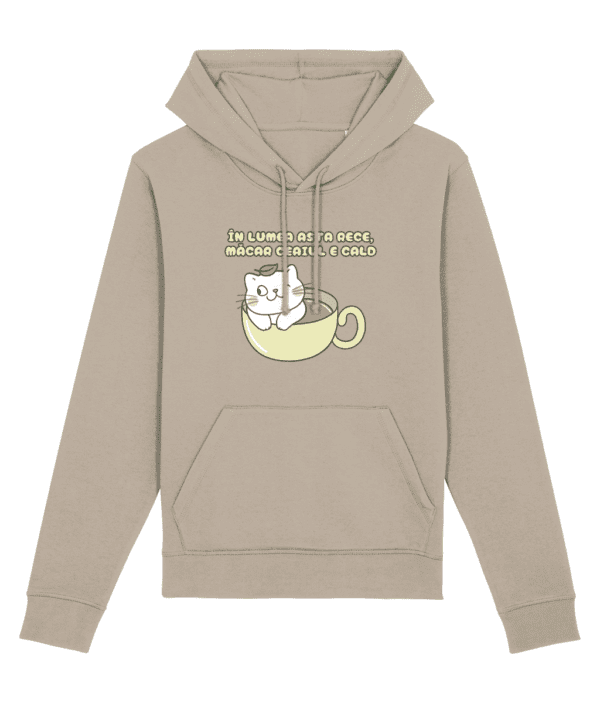 Hanorac Unisex „În lumea asta rece, măcar ceaiul e cald” - imagine 4