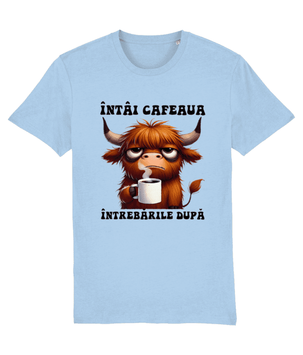Tricou Bărbați „Întâi Cafeaua, Întrebările După” - imagine 11