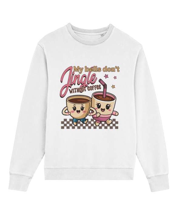 Bluză unisex „My Bells Don't Jingle Without Coffee” - imagine 2