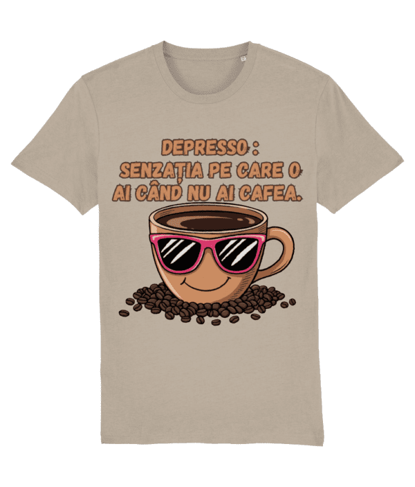 Tricou Bărbați – „Depresso: senzația pe care o ai când NU ai cafea” - imagine 10