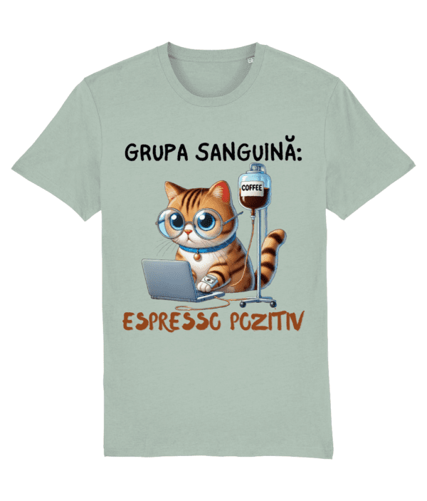 Tricou bărbați „Grupa Sanguină Espresso Pozitiv” - imagine 11
