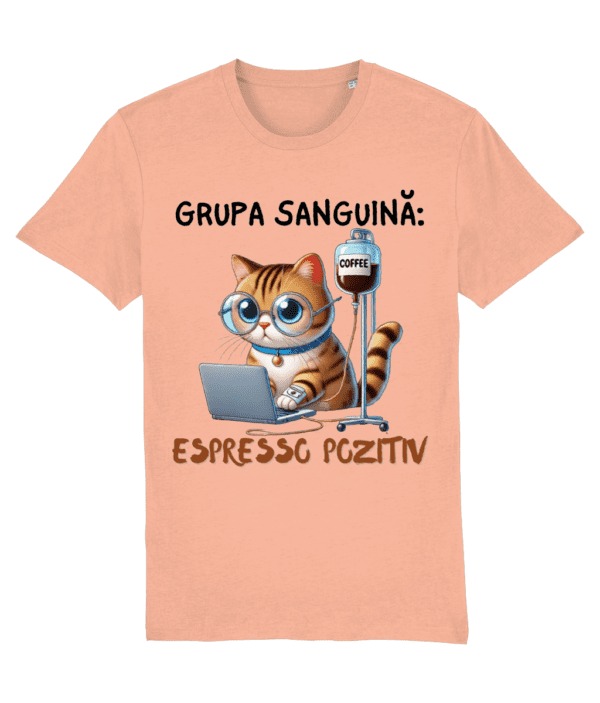Tricou bărbați „Grupa Sanguină Espresso Pozitiv” - imagine 9