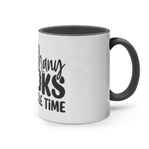 Cană ceramică colorată „So many books, so little time”