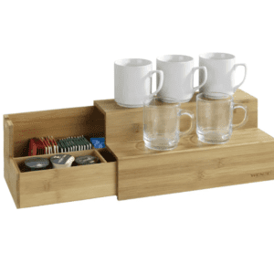 Cutie de organizare elegantă pentru iubitorii de ceai