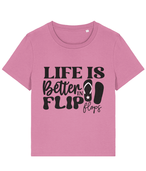 Tricou damă „Life is better in flip flops” - imagine 7