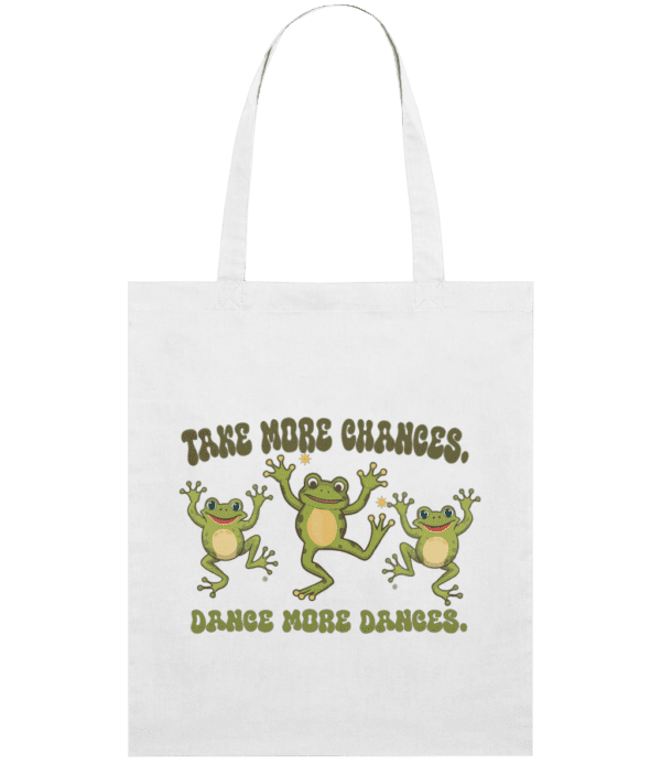 Sacoșă din bumbac „Dance more dances. Take more chances” - imagine 2