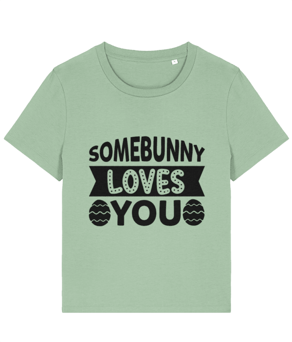 Tricou damă „Somebunny loves you” - imagine 2