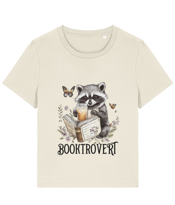 Tricou damă „Booktrovert” - pentru iubitoarele de cărți și lectură - imagine 4