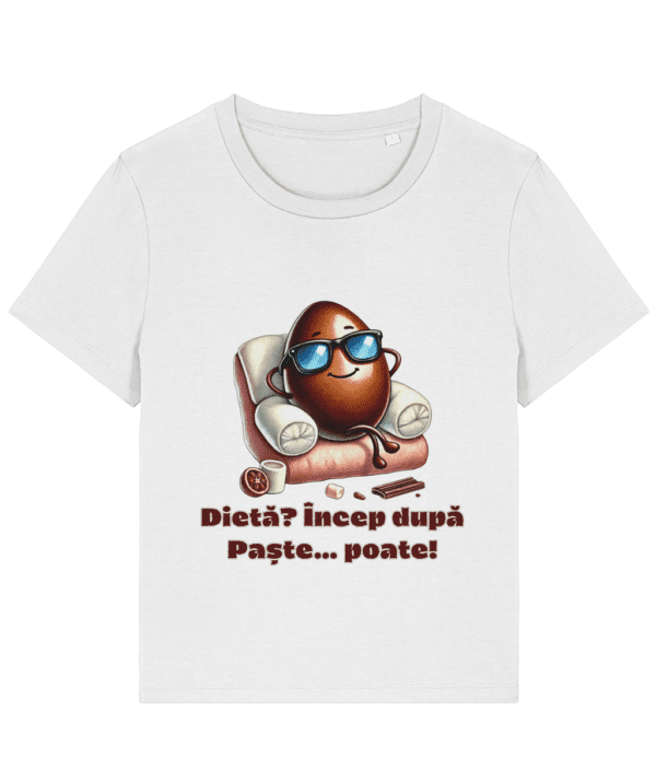 Tricou damă „Dietă? Încep după Paște... poate!” - imagine 2