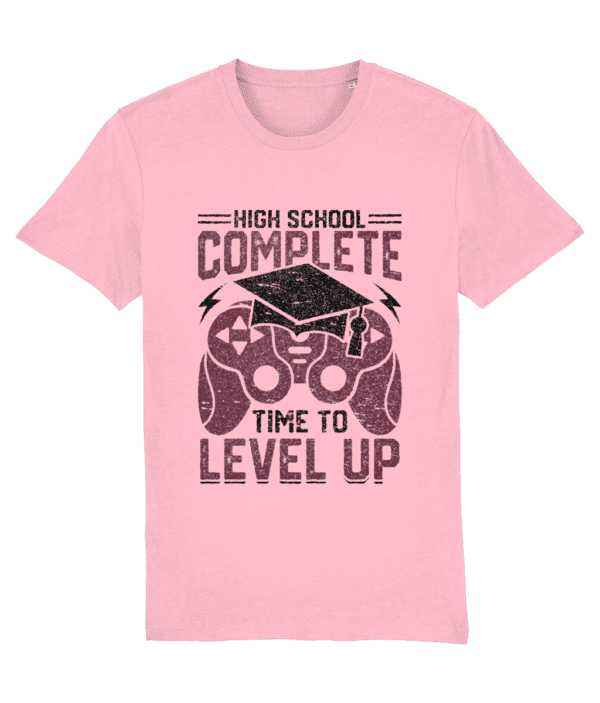 Tricou „High school complete. Time to level up” - imagine 9