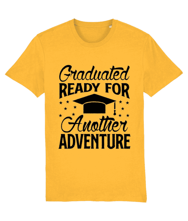 Tricou personalizat de absolvire liceu gimnaziu facultate master doctorat fete baieti. Graduated! Ready for another adventure