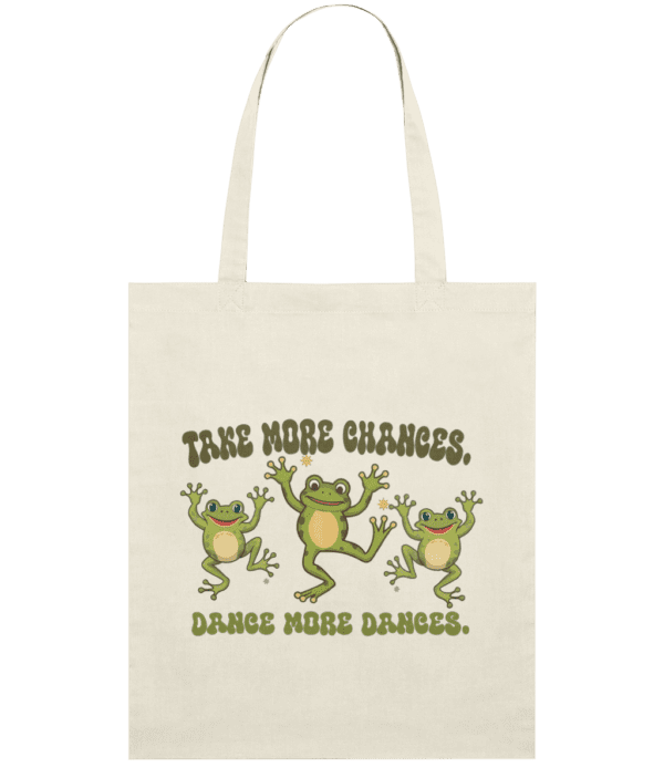 Sacoșă din bumbac „Dance more dances. Take more chances” - imagine 5