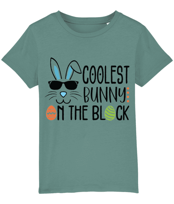 Tricou copii „Coolest Bunny in the Block” - imagine 3