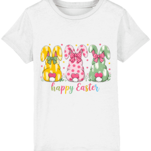 Tricou copii „Happy Easter 3 Little Rabbits”