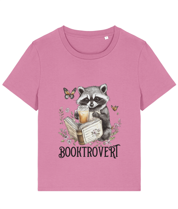 Tricou damă „Booktrovert” - pentru iubitoarele de cărți și lectură - imagine 6