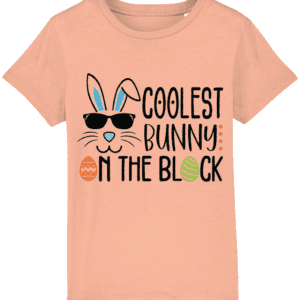 Tricou copii „Coolest Bunny in the Block”