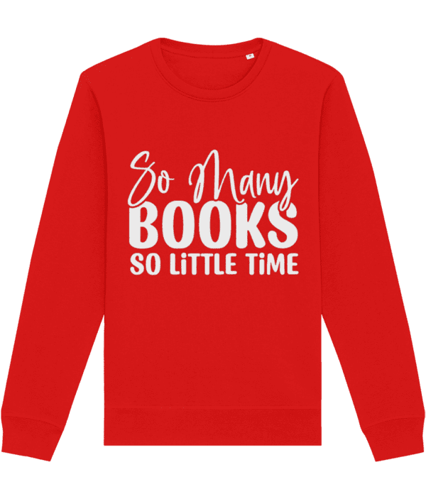 Bluză unisex „So many books, so little time” - imagine 3