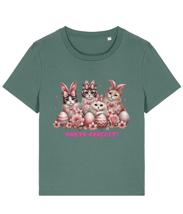 Tricou damă „Paște fericit de la pisici” - imagine 6