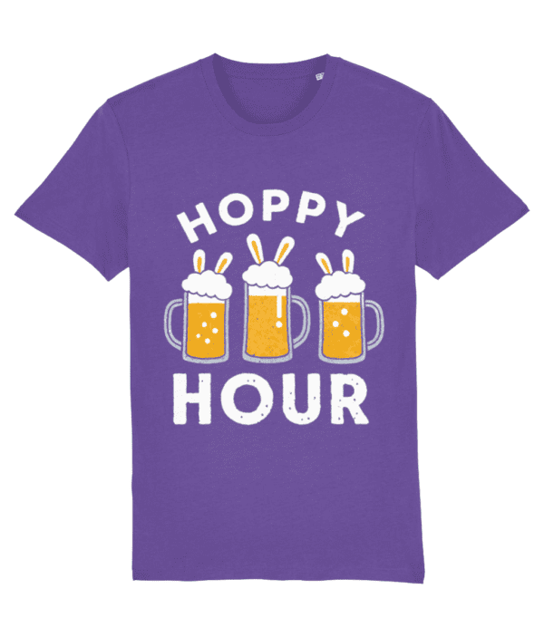 Tricou „Hoppy Hour” – Paște cu bere și voie bună! cadou personalizat amuzant pentru iubitorii de bere de Paste