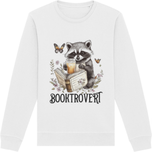 Bluză unisex „Booktrovert” pentru Iubitorii de Cărți