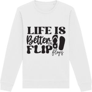 Bluză unisex „Life is better in flip flops”