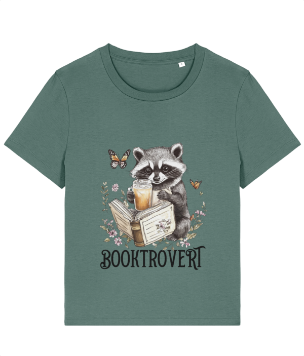 Tricou damă „Booktrovert” - pentru iubitoarele de cărți și lectură - imagine 5