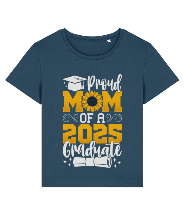 Tricou damă „Proud mom of a 2025 graduate” - imagine 2