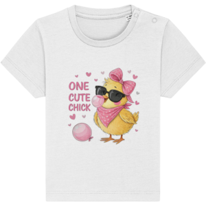 Tricou bebeluși „One cute chick”