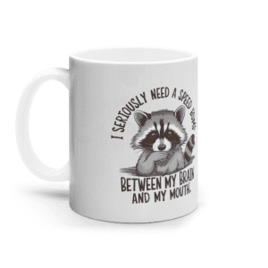 Cană ceramică albă „I seriously need a speed bump”