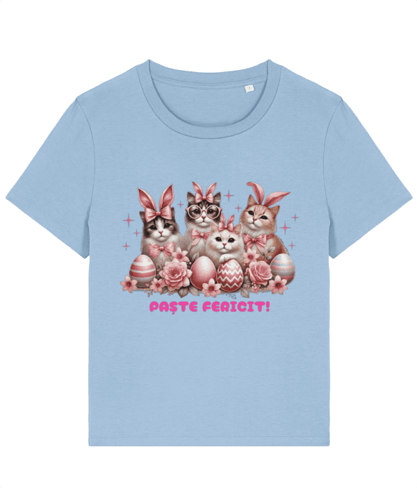 Tricou damă „Paște fericit de la pisici” - imagine 8