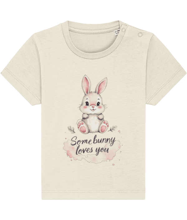 Tricou bebeluși „Somebunny loves you” - imagine 3