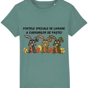 Tricou copii „Forțele speciale de livrare a cadourilor de Paște”