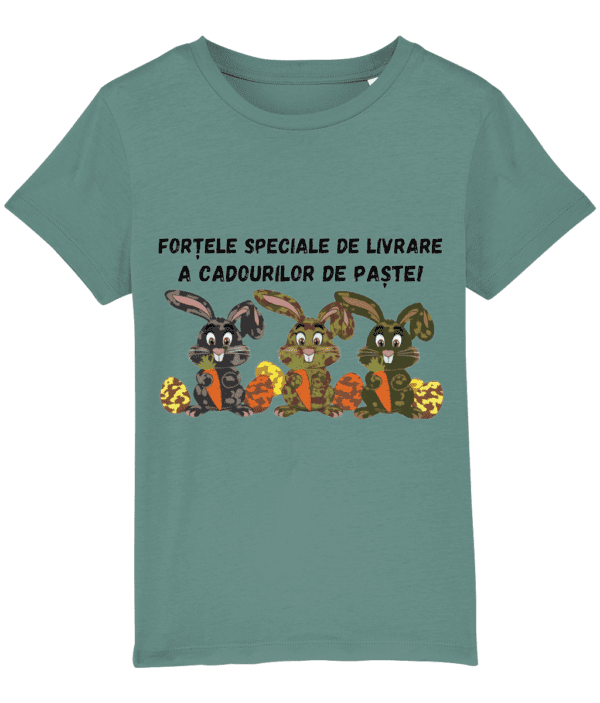 Tricou copii Fortele speciale de livrare a cadourilor de Paste cadou personalizat amuzant