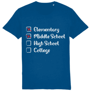 Tricou „Middle school checked”