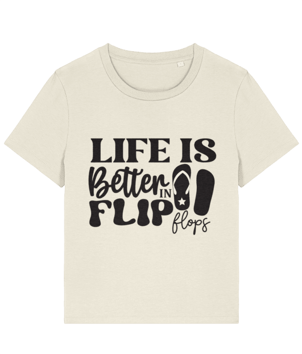 Tricou damă „Life is better in flip flops” - imagine 5