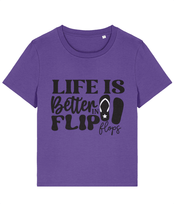 Tricou damă „Life is better in flip flops” - imagine 4