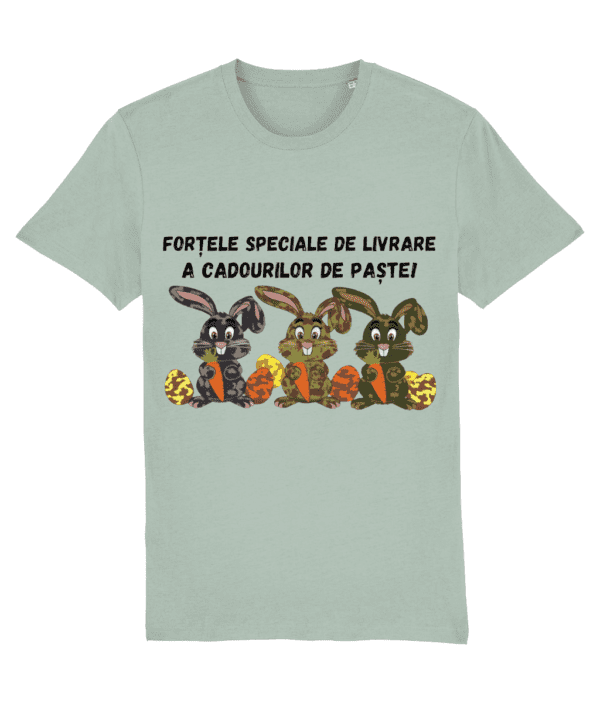 Tricou barbati Fortele speciale de livrare a cadourilor de Paste cadou amuzant personalizat