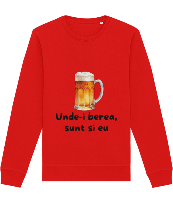 Bluză unisex „Unde-i berea sunt și eu” - imagine 4